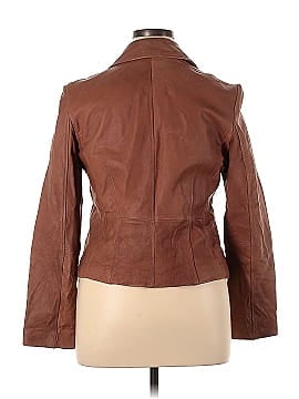 INC International Concepts Leather Jacket (view 2)