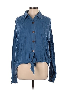 Free People Long Sleeve Button-Down Shirt (view 1)