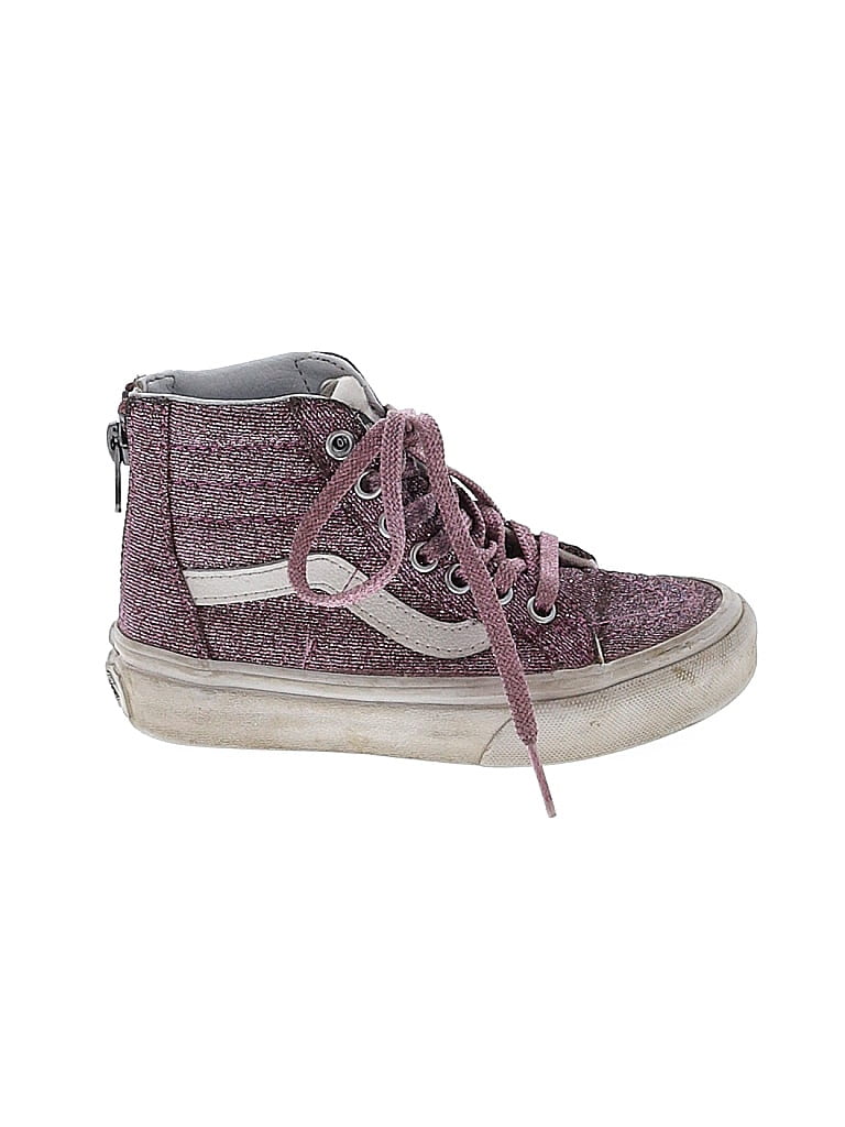 Vans Marled Acid Wash Print Stars Purple Burgundy Sneakers Size 10 1/2 - photo 1