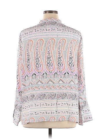 Point Sur Long Sleeve Silk Top (view 2)