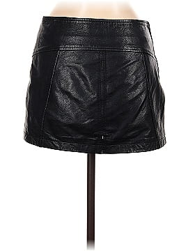 Please Faux Leather Skirt (view 2)