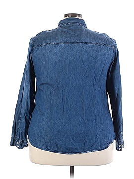 Torrid Long Sleeve Button-Down Shirt (view 2)