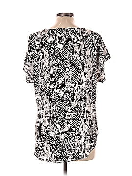 Marled Essentials Short Sleeve Blouse (view 2)