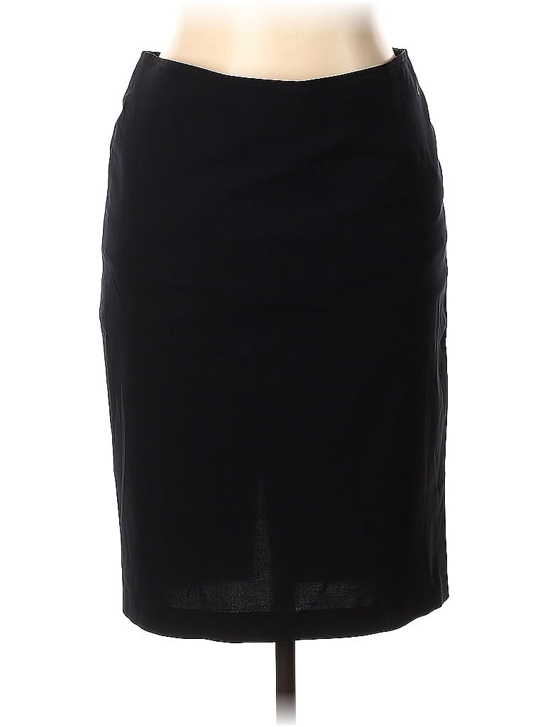 Burberry Solid Black Casual Skirt Size 50 (EU) (Plus) - photo 1
