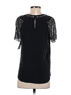 Rebecca Taylor Short Sleeve Silk Top (view 2)