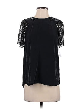 Rebecca Taylor Short Sleeve Silk Top (view 1)