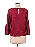 Oxford Sunday Burgundy Long Sleeve Top Size M - photo 2