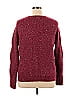 Nine West Marled Tweed Burgundy Pullover Sweater Size XL - photo 2