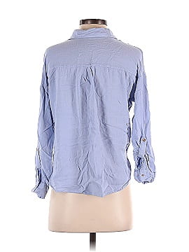 Fashion Nova 3/4 Sleeve Button-Down Shirt (view 2)