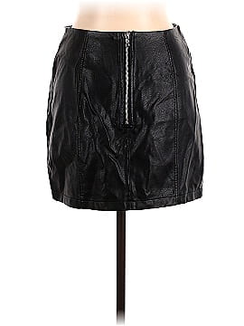 Assorted Brands Faux Leather Skirt (view 2)