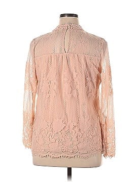 Ultra Pink Long Sleeve Blouse (view 2)