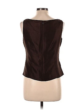 Papell Sleeveless Silk Top (view 2)