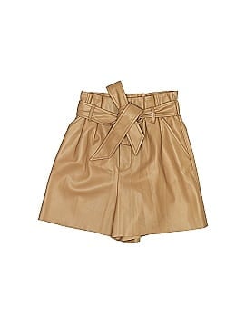 Zara Faux Leather Shorts (view 1)