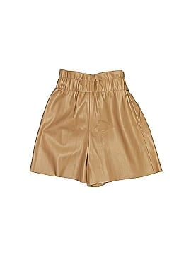 Zara Faux Leather Shorts (view 2)