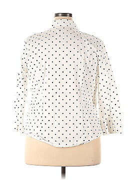 Jessica London Long Sleeve Button-Down Shirt (view 2)