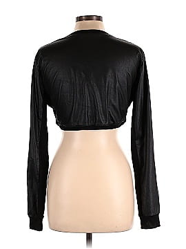 BCBGMAXAZRIA Faux Leather Top (view 2)