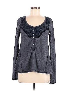 Free People Long Sleeve Henley (view 1)