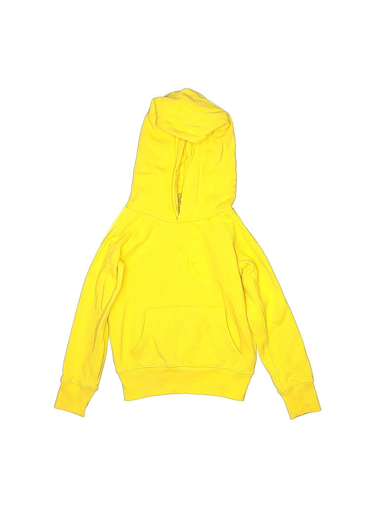 Polo by Ralph Lauren Yellow Pullover Hoodie Size 4T - photo 1