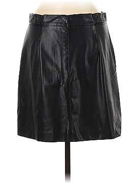 Ann Taylor LOFT Outlet Faux Leather Skirt (view 2)