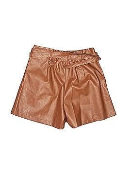 Aaron & Amber Faux Leather Shorts (view 2)
