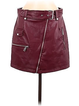 Avec Les Filles Faux Leather Skirt (view 1)