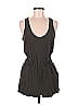 Mimi Chica 100% Rayon Solid Tortoise Gray Romper Size M - photo 1