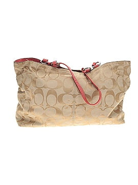 Coach Factory Signature Print Canvas Tote (view 1)