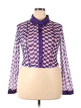 Fashion Nova Long Sleeve Button-Down Shirt (view 1)