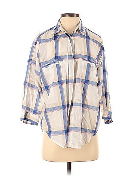 Diane von Furstenberg Long Sleeve Button-Down Shirt (view 1)