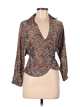 BCBGMAXAZRIA Long Sleeve Blouse (view 1)