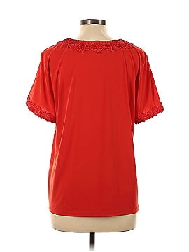 Karl Lagerfeld Paris Short Sleeve Blouse (view 2)