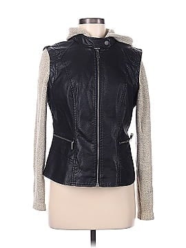 Downeast Faux Leather Jacket (view 1)