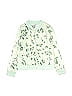 Adidas 100% Polyester Floral Motif Animal Print Green Track Jacket Size 14 - photo 1