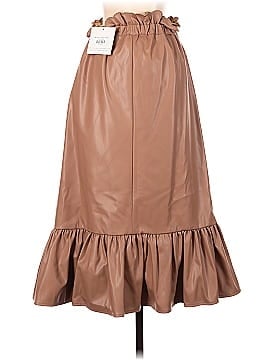 Olivia James The Label Faux Leather Skirt (view 2)