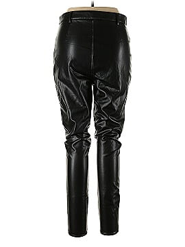 Miss Selfridge Faux Leather Pants (view 2)