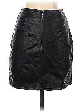 Superdown Faux Leather Skirt (view 2)