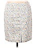 J.Jill Floral Motif Floral Ivory Casual Skirt Size 12 (Petite) - photo 2