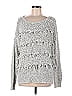 Joie Tweed Silver Pullover Sweater Size M - photo 1