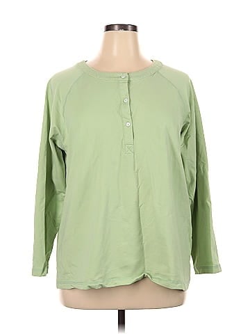 ANNIEWEAR Long Sleeve Henley (view 1)