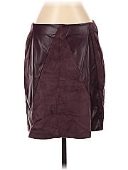 C Established 1946 Faux Leather Skirt