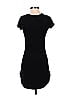 Heart & Hips Solid Black Casual Dress Size S - photo 2