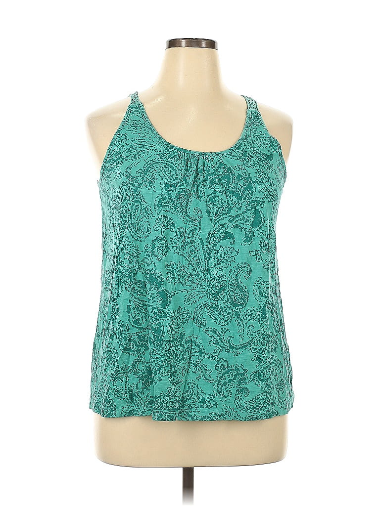 Sonoma Life Style Teal Sleeveless Top Size Xl 52 Off Thredup