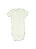 Gerber 100% Cotton Solid Ivory Short Sleeve Onesie Size 6-9 mo - photo 2