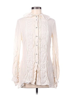 Escada Long Sleeve Silk Top (view 1)