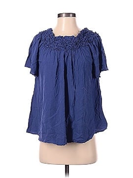 She + Sky Short Sleeve Blouse (view 1)