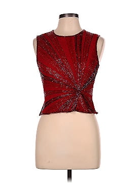 Papell Boutique Evening Sleeveless Silk Top (view 1)