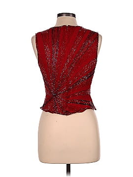 Papell Boutique Evening Sleeveless Silk Top (view 2)