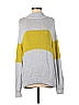 Aerie Stripes Color Block Gray Pullover Sweater Size S - photo 1