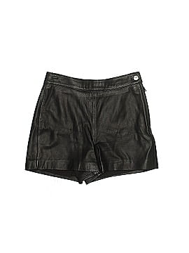 Reiss Faux Leather Shorts (view 1)