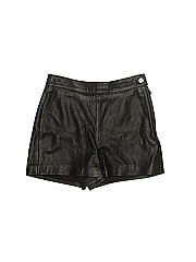 Reiss Faux Leather Shorts
